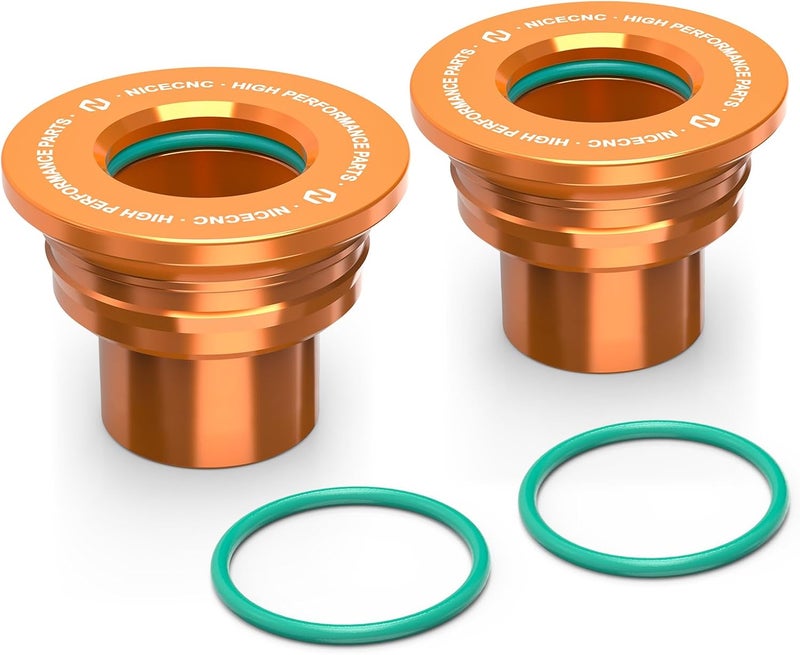 NICECNC Motorcycle Rear Wheel Spacers Hub Collars Aluminum Compatible with KTM 150-450 XC SX XCF SXF 2023-2024 150-500 EXC EXCF XCW XCWF 2024,See Fitment - Image 1